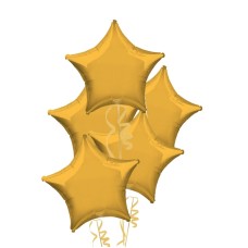 Gold Stars Balloon Bouquet